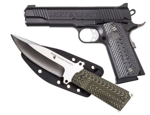 Desert Eagle 1911.45ACP BLK FS W/KNIFE