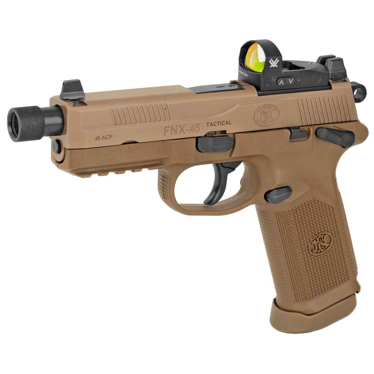 FN FNX TACT 45ACP 15RD FDE NS 2MAG – Bild 4