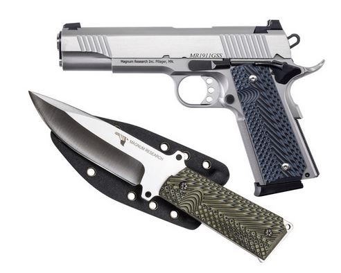 Desert Eagle 1911 G, Stainless with KNIFE