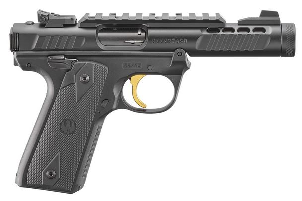 Ruger MkIV 22LR 22/45 LiteTB Black