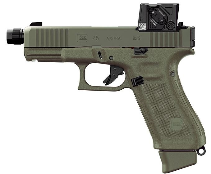 Glock45 Hunter MOS TB Green9mmPara