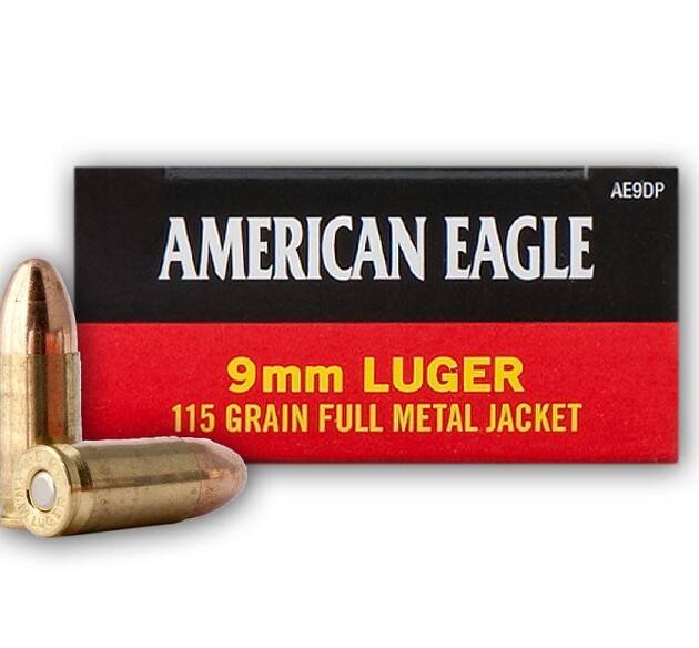 9mm Para 115 gr. FMJ Federal