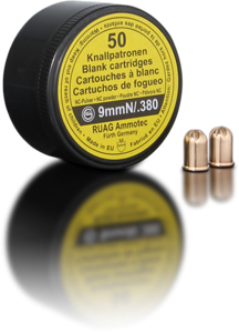 RWS GECO Platz Knallpatronen 9mm R/Nitro .380 Revolver