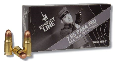 7.65 Parabellum VM Ruag 92grs / 6g