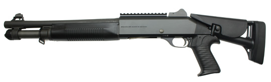 Benelli M4 Super 90 inkl.Choke, Ghost Sight, Telescope Stock