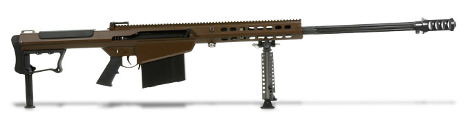 Barrett M107A1 .50BMG, MRB Braun 29" gefluteter Lauf