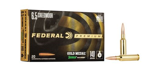 6.5 CM Federal Gold Medal 140grSMK