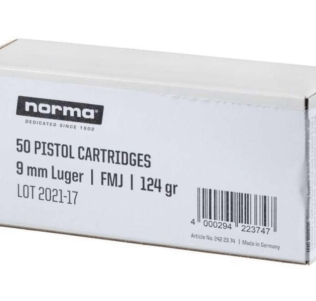 Norma 9 mm Luger VM 8,0G 50RD