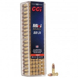 22 LR CCI Mini Mag 40gr GLRN