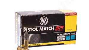 22 LR RWS Pistol Match 40gr SR