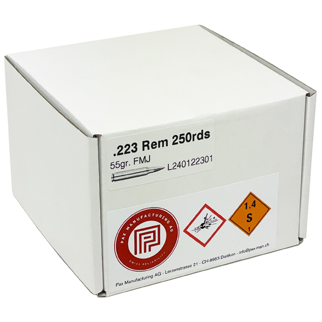 223 Rem PAX 55gr FMJ 1000RD