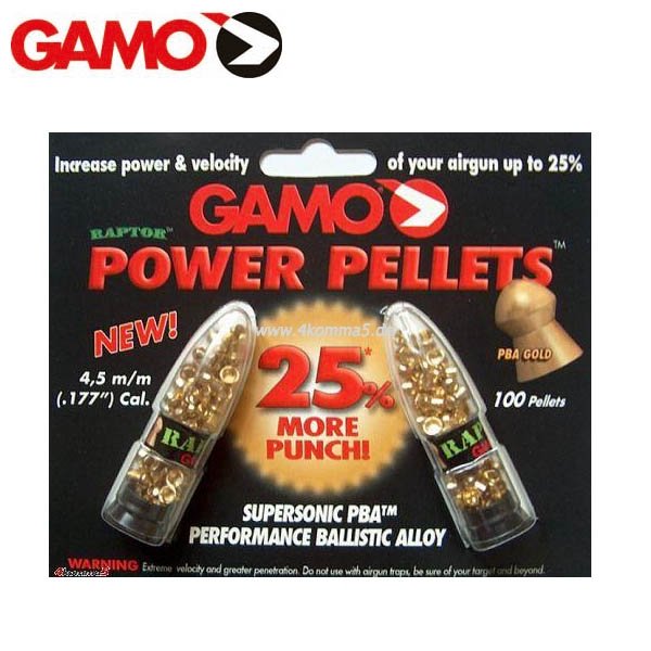 Gamo Power Pellets Raptor PBA 4.5 mm