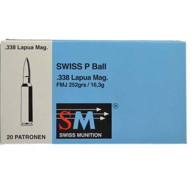 338 LapuaMag. FMJ 252gr. Ruag