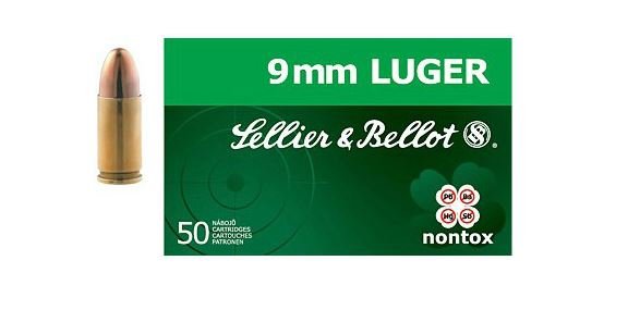 9mm Luger S&B TFMJ 8g Nontox