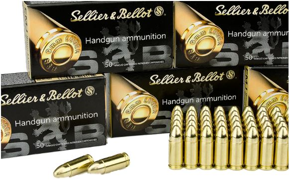 9mm Para S&B FMJ 124grs