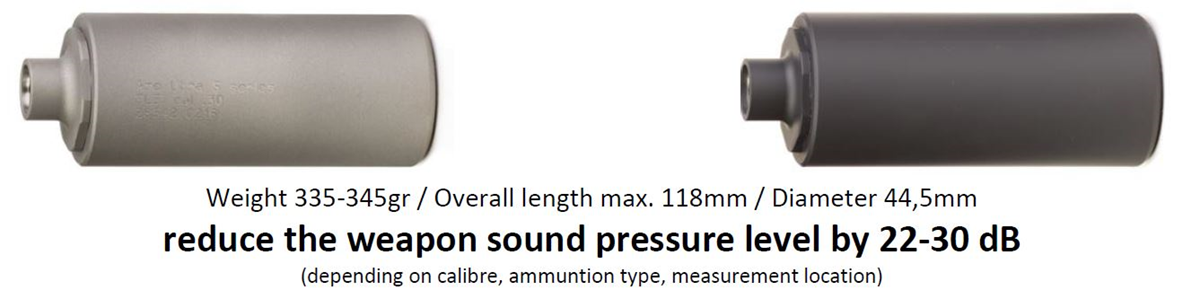 ASE UTRA Suppressor / Schalldämpfer SL5i