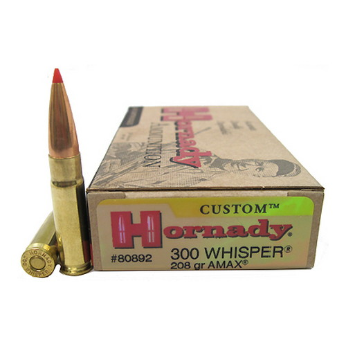 300 BLK/ Wisper Hornady 208gr. AMAX